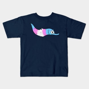 Trans Flag Worm Kids T-Shirt